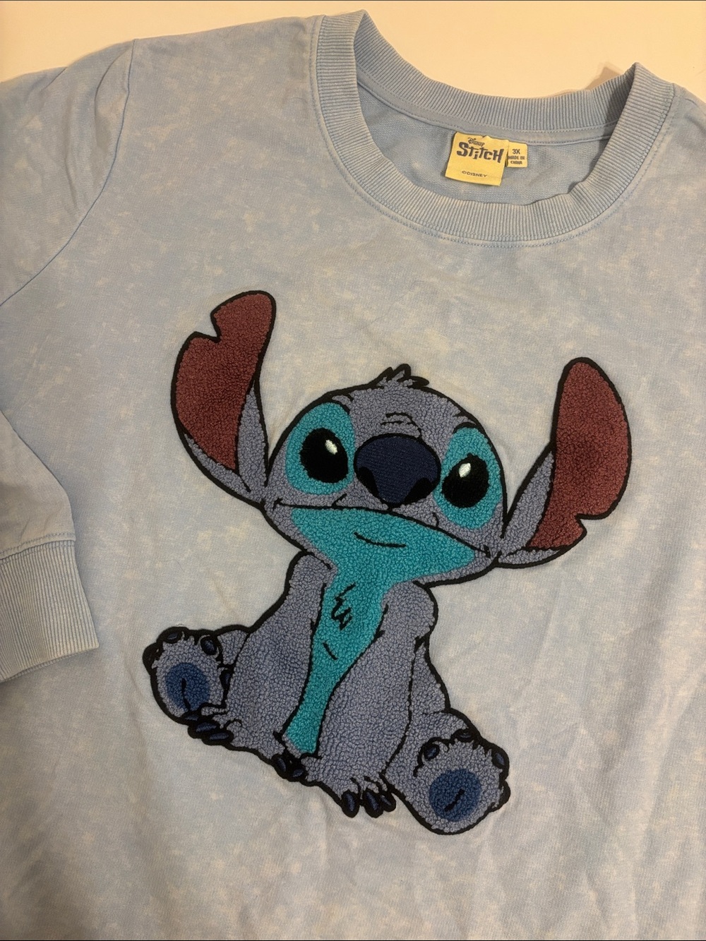 Stitch Embroidered Sweatshirt - 3X